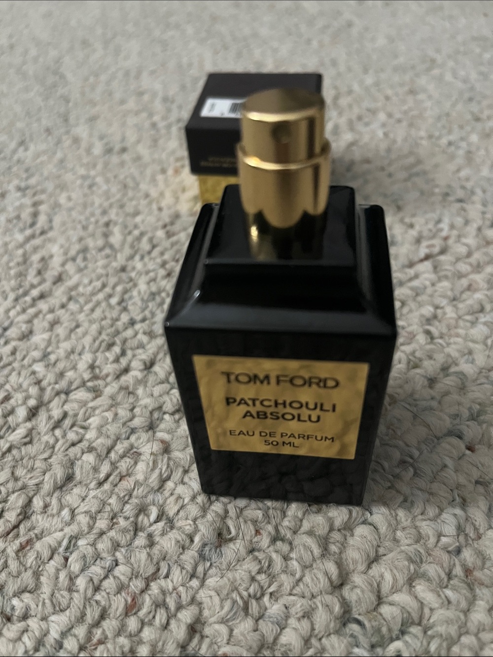 Tom Ford Patchouli Absolu Box in Deep Brown with Gold Accent 50ml - Picture 6 of 8